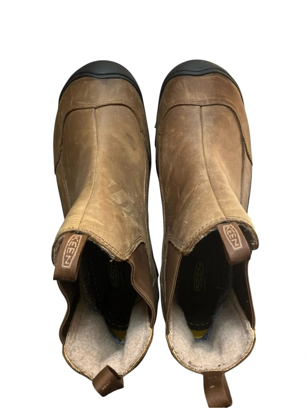 KEEN Anchorage III WP Leather Chelsea Hiking Boots Earth Men's Size 12